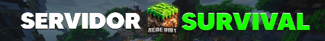 Servidor de Minecraft RedeDirt - Versão 1.20.1 - RedeDirt.net.br:29328