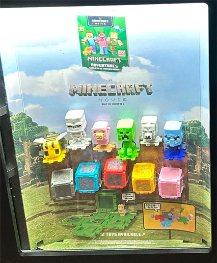 Brinquedos McDonalds x Minecraft